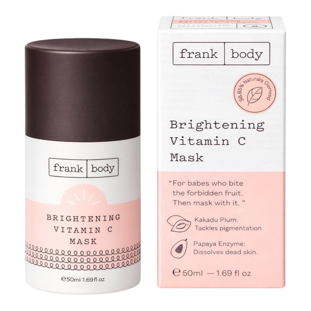 FRANK BODY BRIGHTENING VITAMIN C MASK 50ML - BNIB